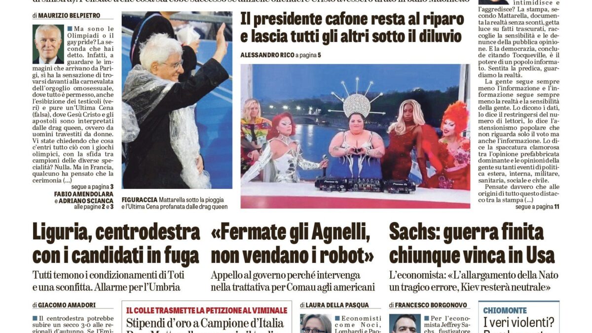Oggi in edicola