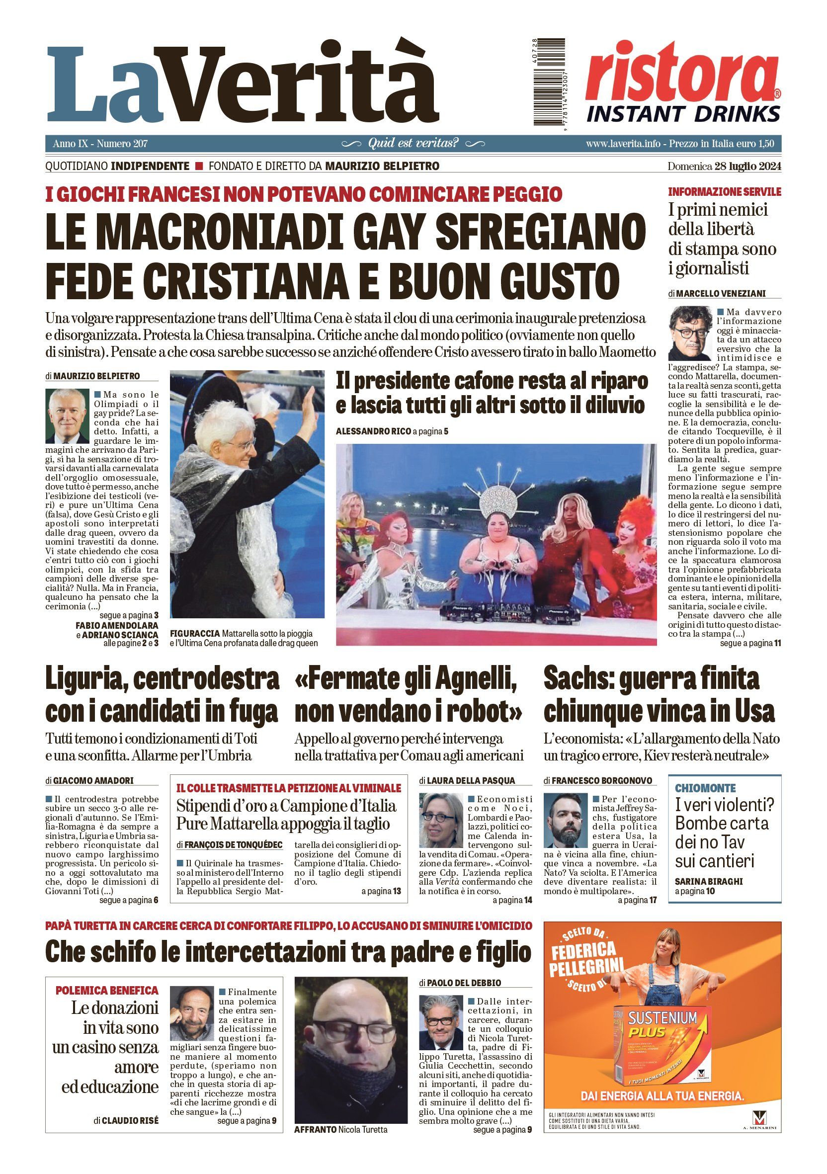 Oggi in edicola