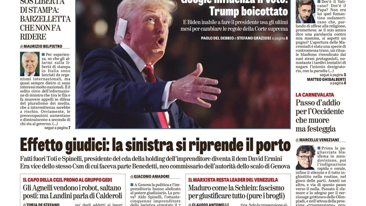 Oggi in edicola