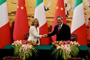 Meloni rilancia la cooperazione con la Cina