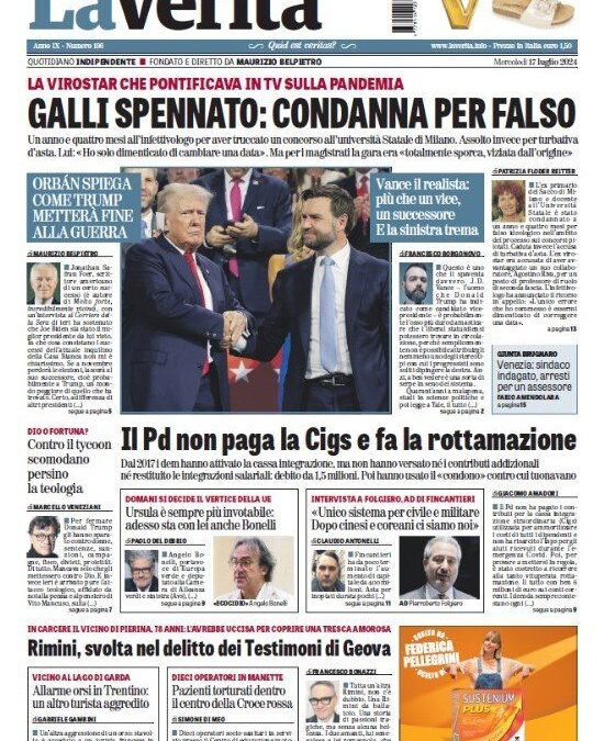 Oggi in edicola