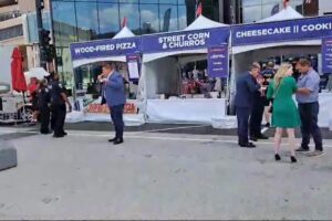 Convention repubblicana: giro tra gli stand della zona fieristica