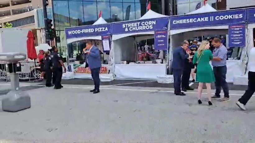 Convention repubblicana: giro tra gli stand della zona fieristica