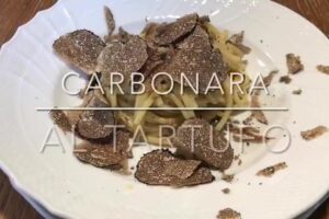 Cuciniamo insieme: la carbonara al tartufo
