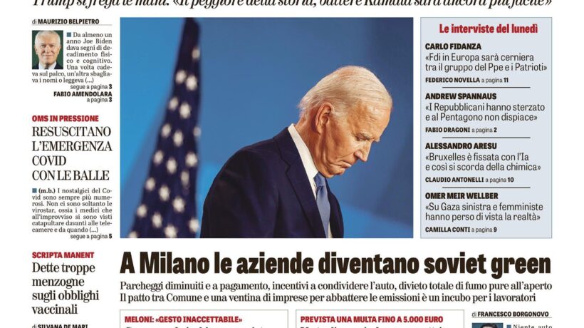 Oggi in edicola