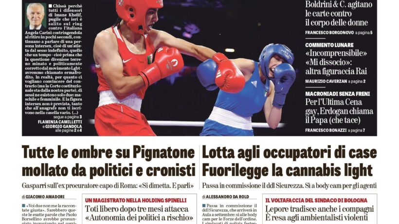 Oggi in edicola