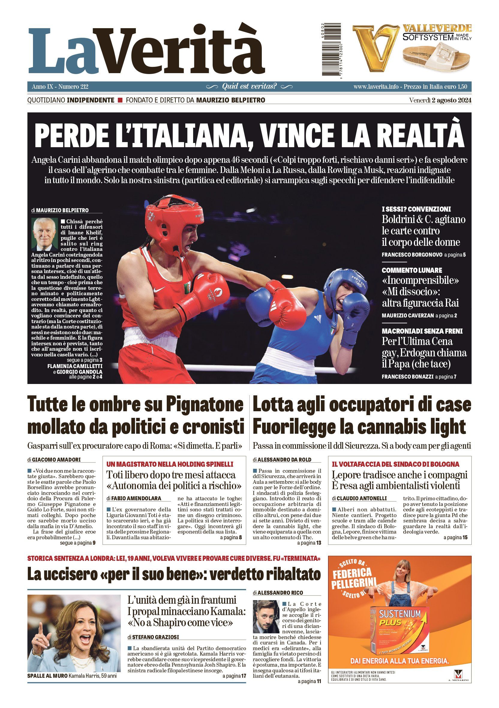 Oggi in edicola