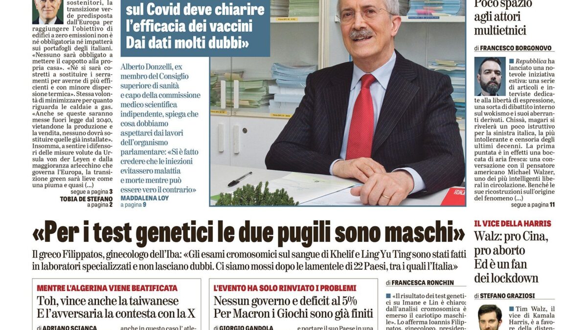 Oggi in edicola