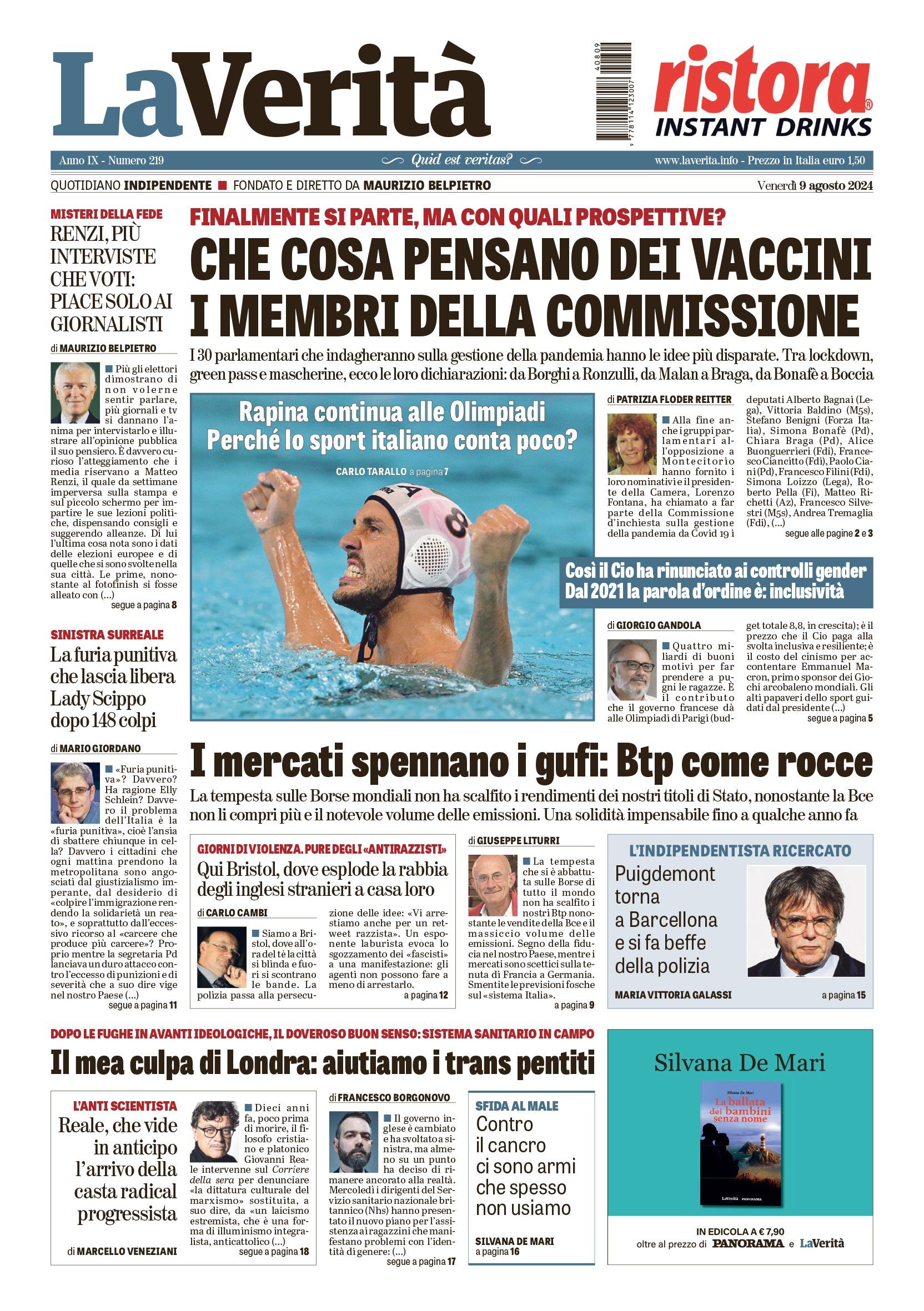 Oggi in edicola