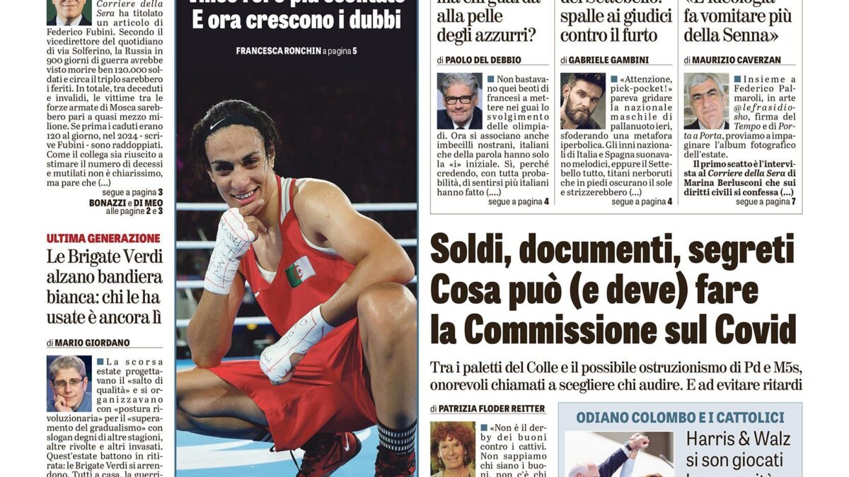 Oggi in edicola