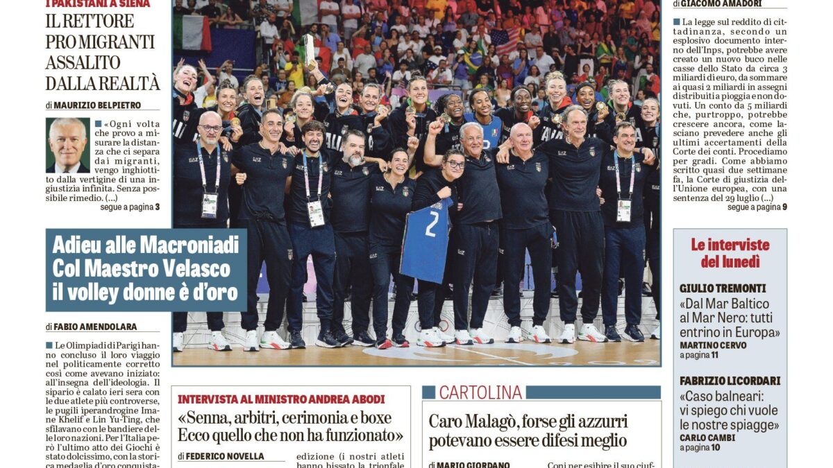 Oggi in edicola