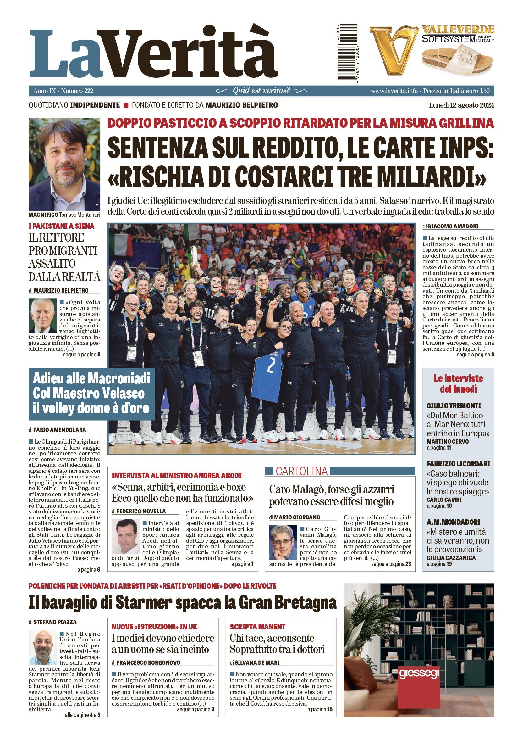 Oggi in edicola