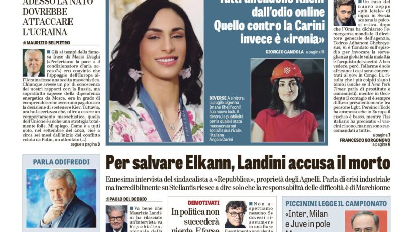Oggi in edicola
