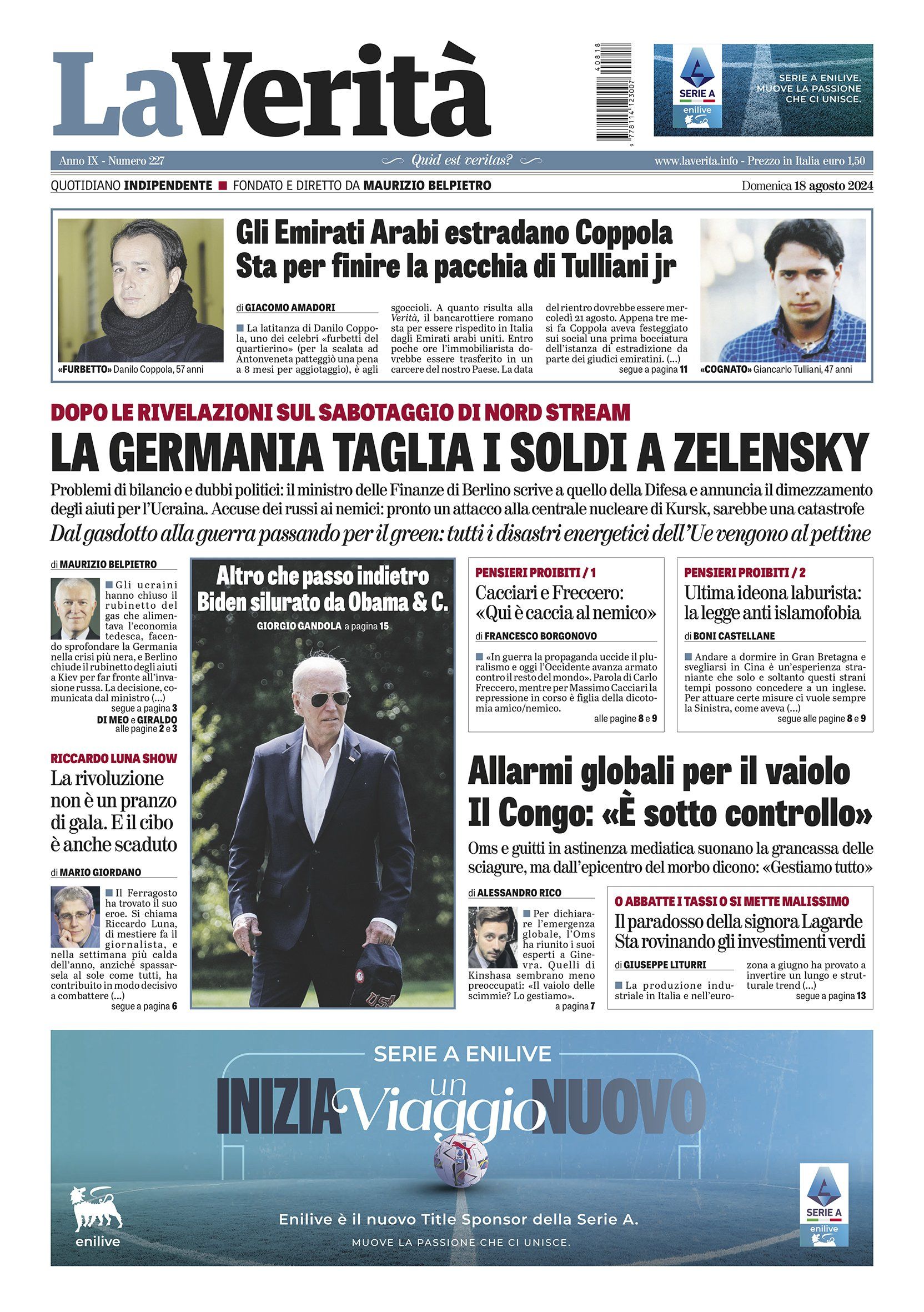 Oggi in edicola