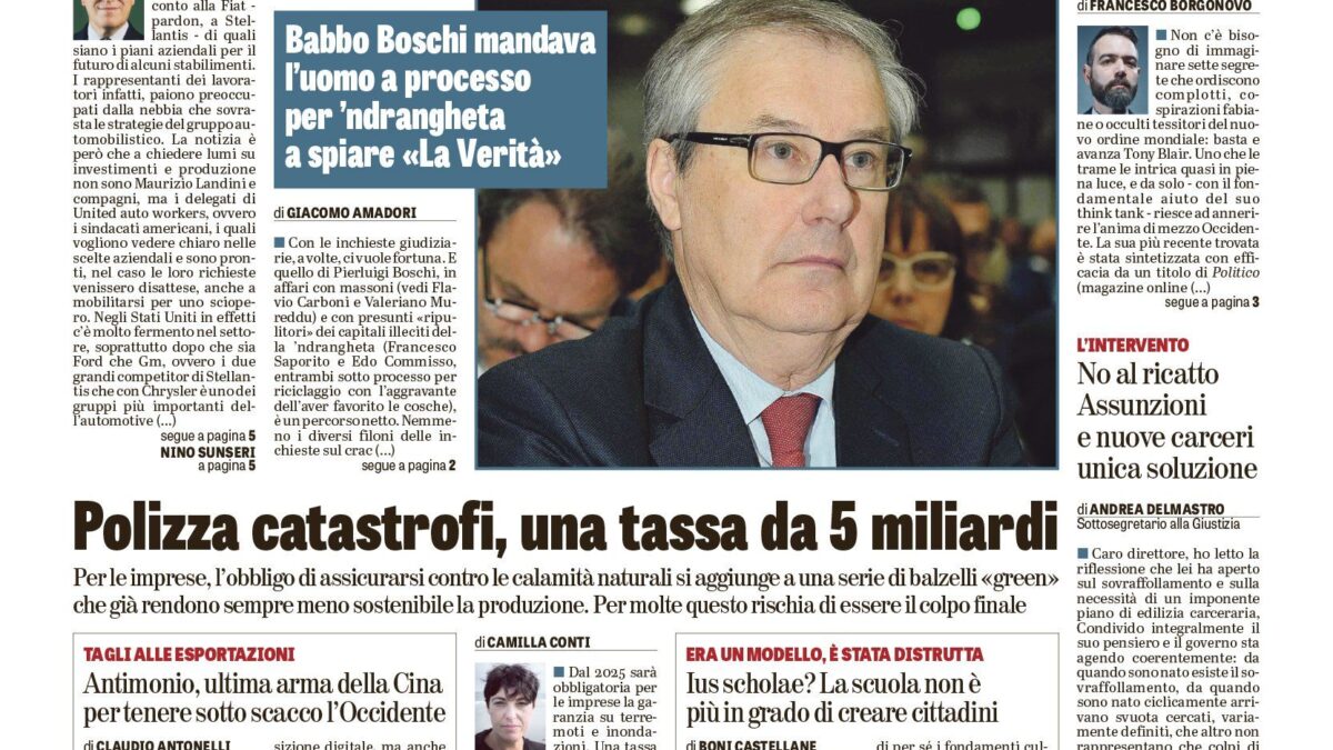 Oggi in edicola