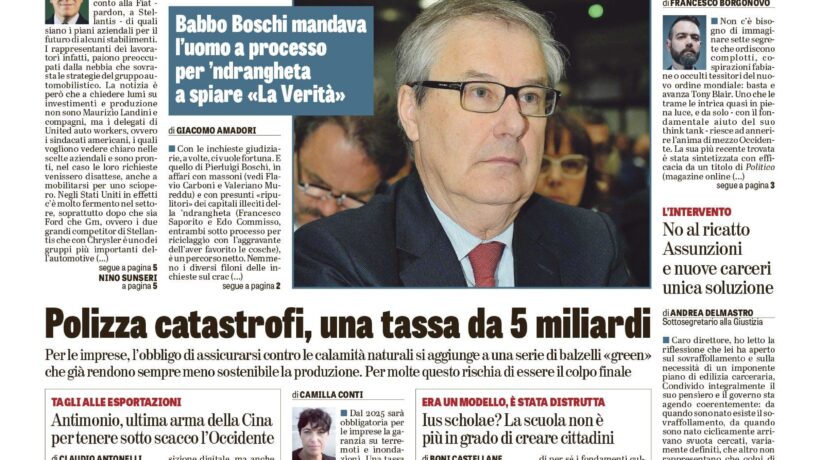 Oggi in edicola