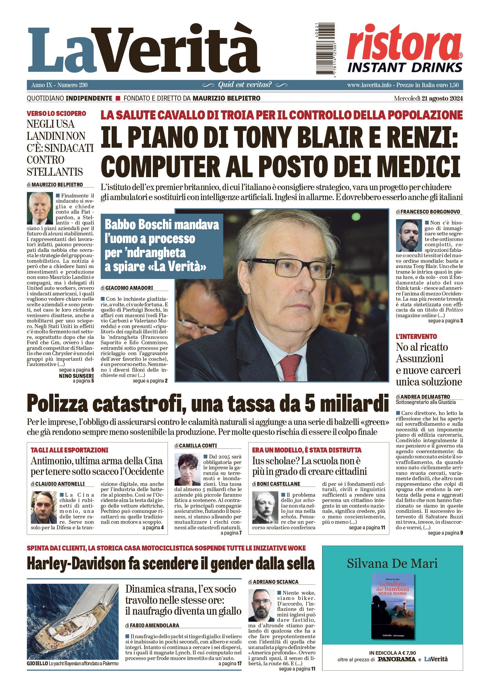 Oggi in edicola