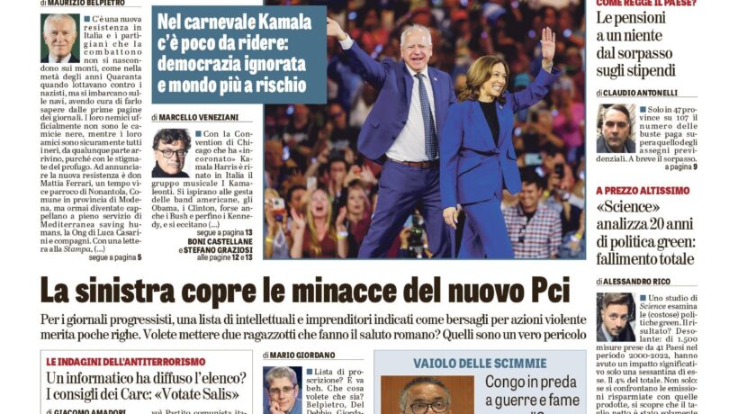 Oggi in edicola