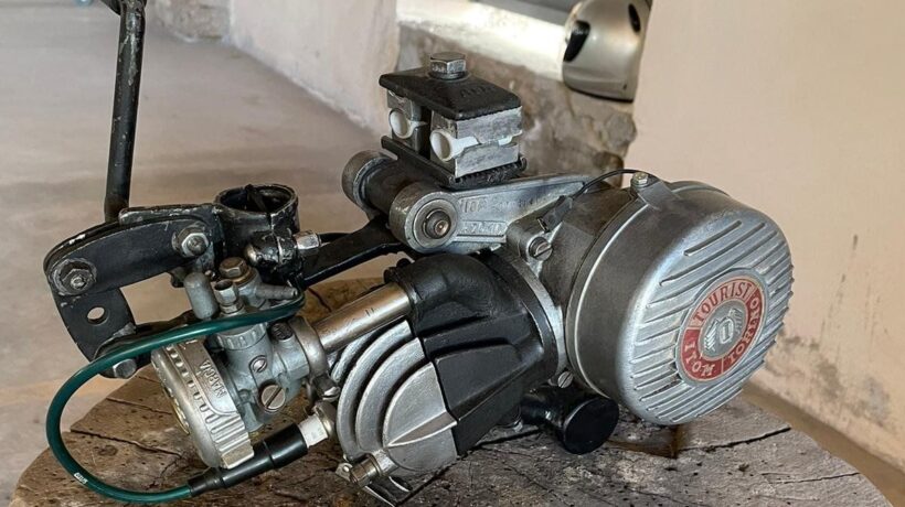 Il micromotore Tourist, primo prodotto della Itom nel dopoguerra (Courtesy Itom at Home)