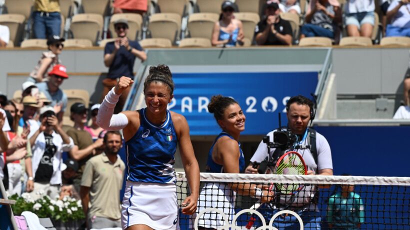 Paolini-Errani con vista oro ma Musetti cede a Nole. Il canottaggio è d’argento