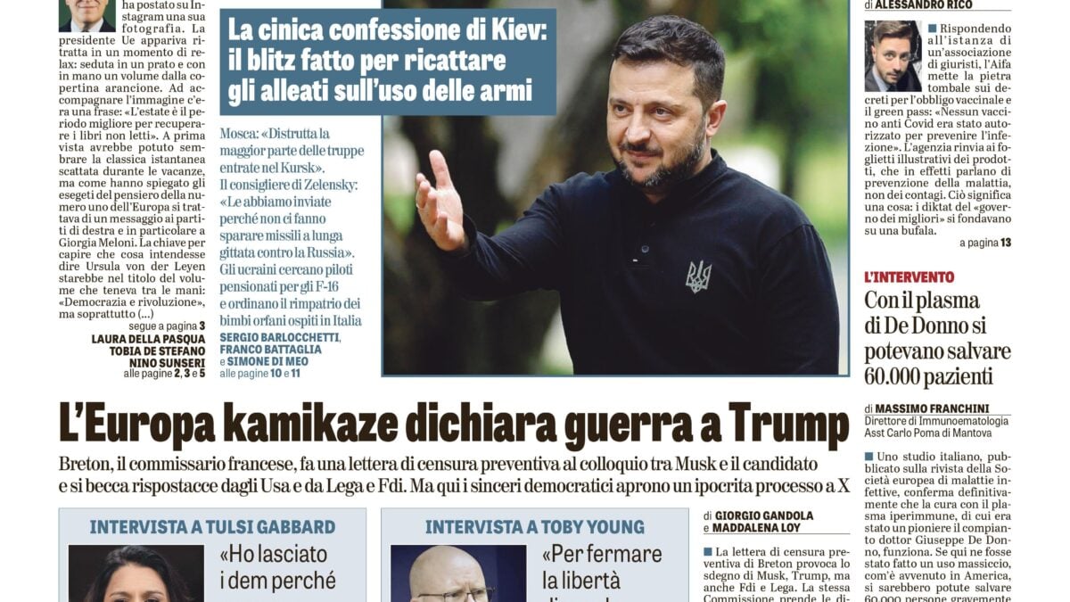 Oggi in edicola