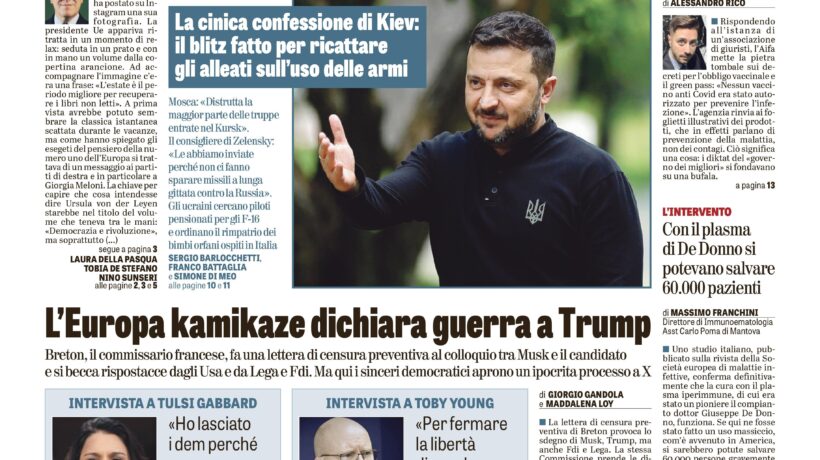 Oggi in edicola