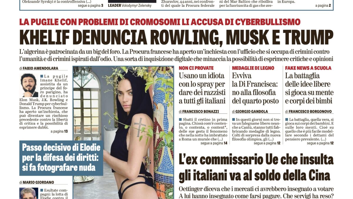Oggi in edicola