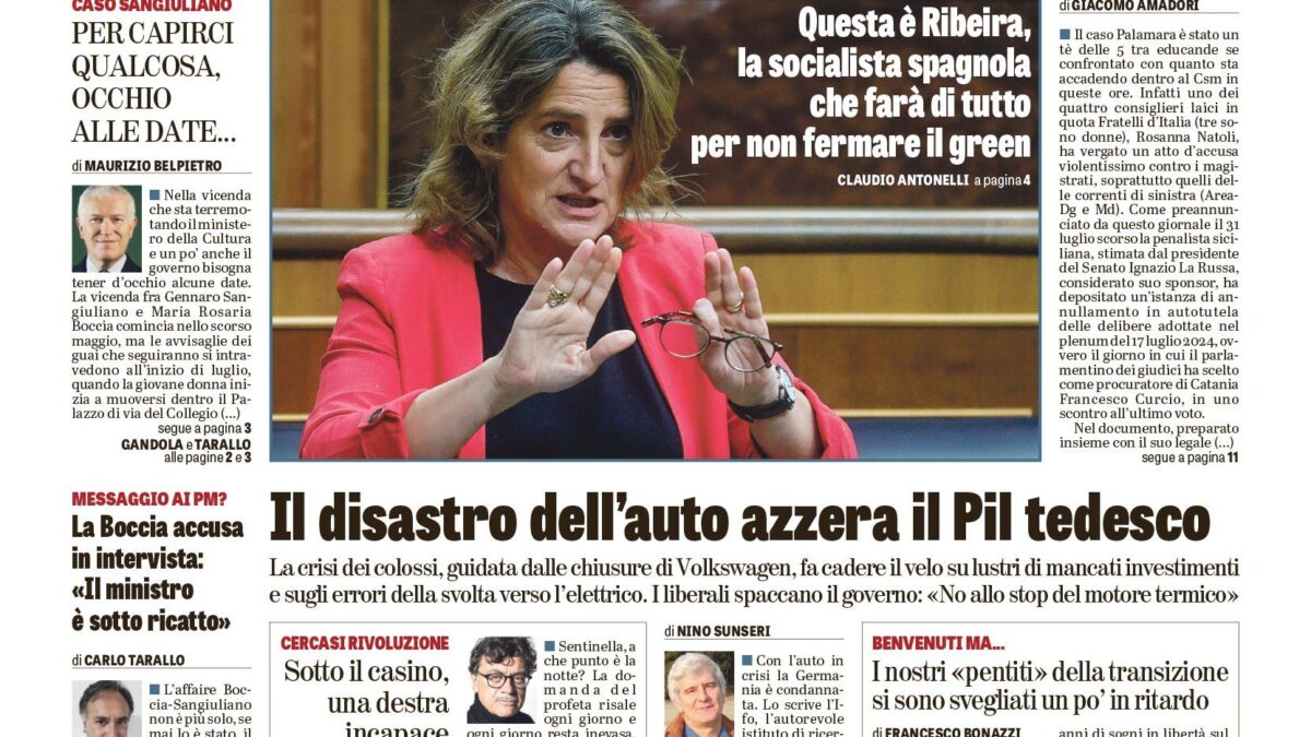 Oggi in edicola