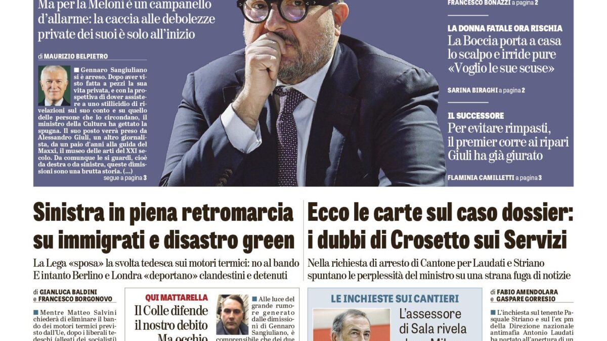 Oggi in edicola
