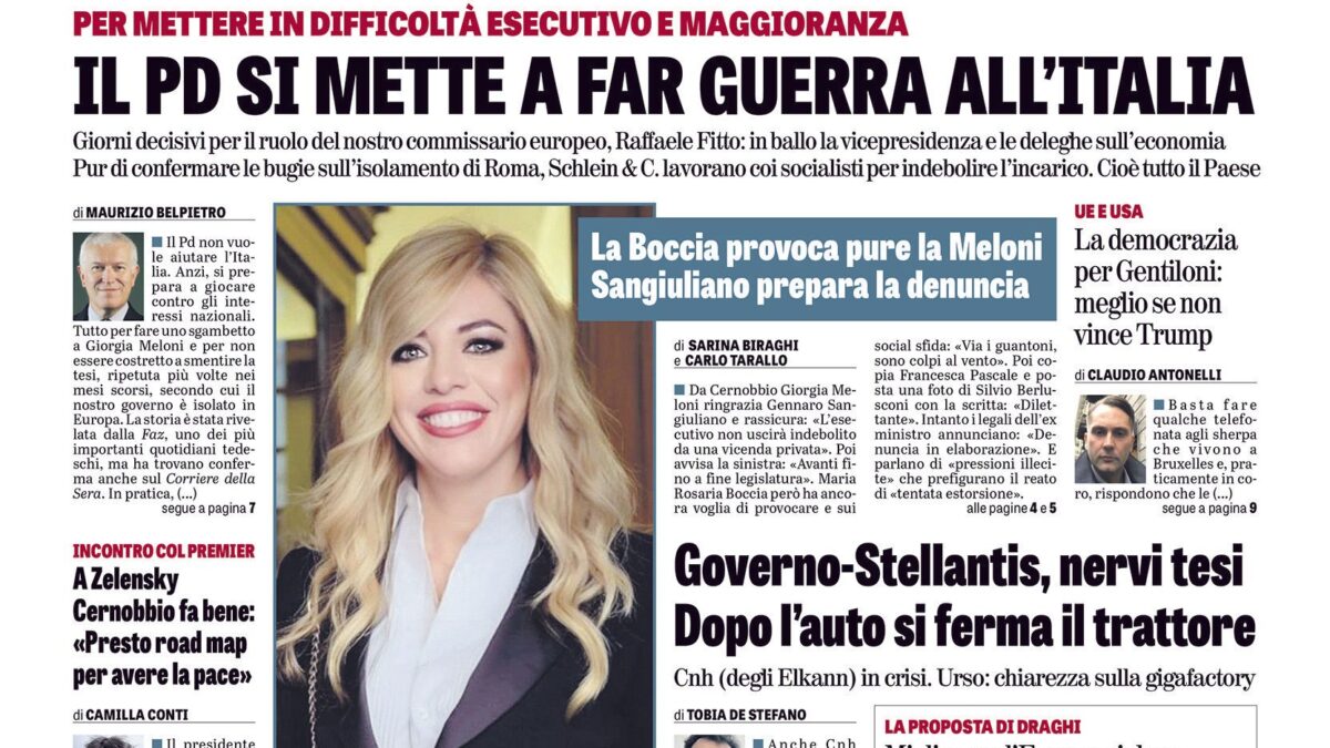Oggi in edicola