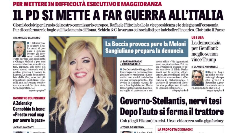 Oggi in edicola