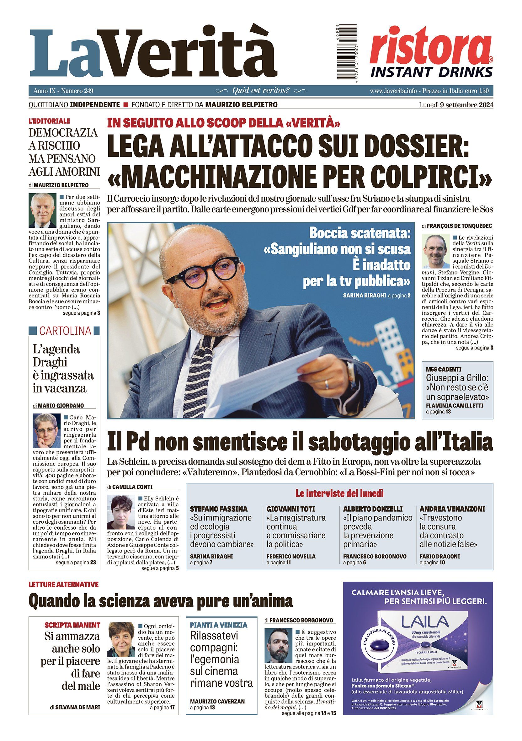 Oggi in edicola
