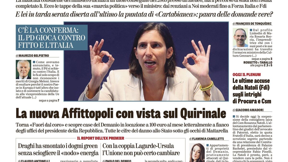 Oggi in edicola