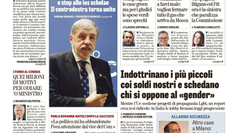 Oggi in edicola