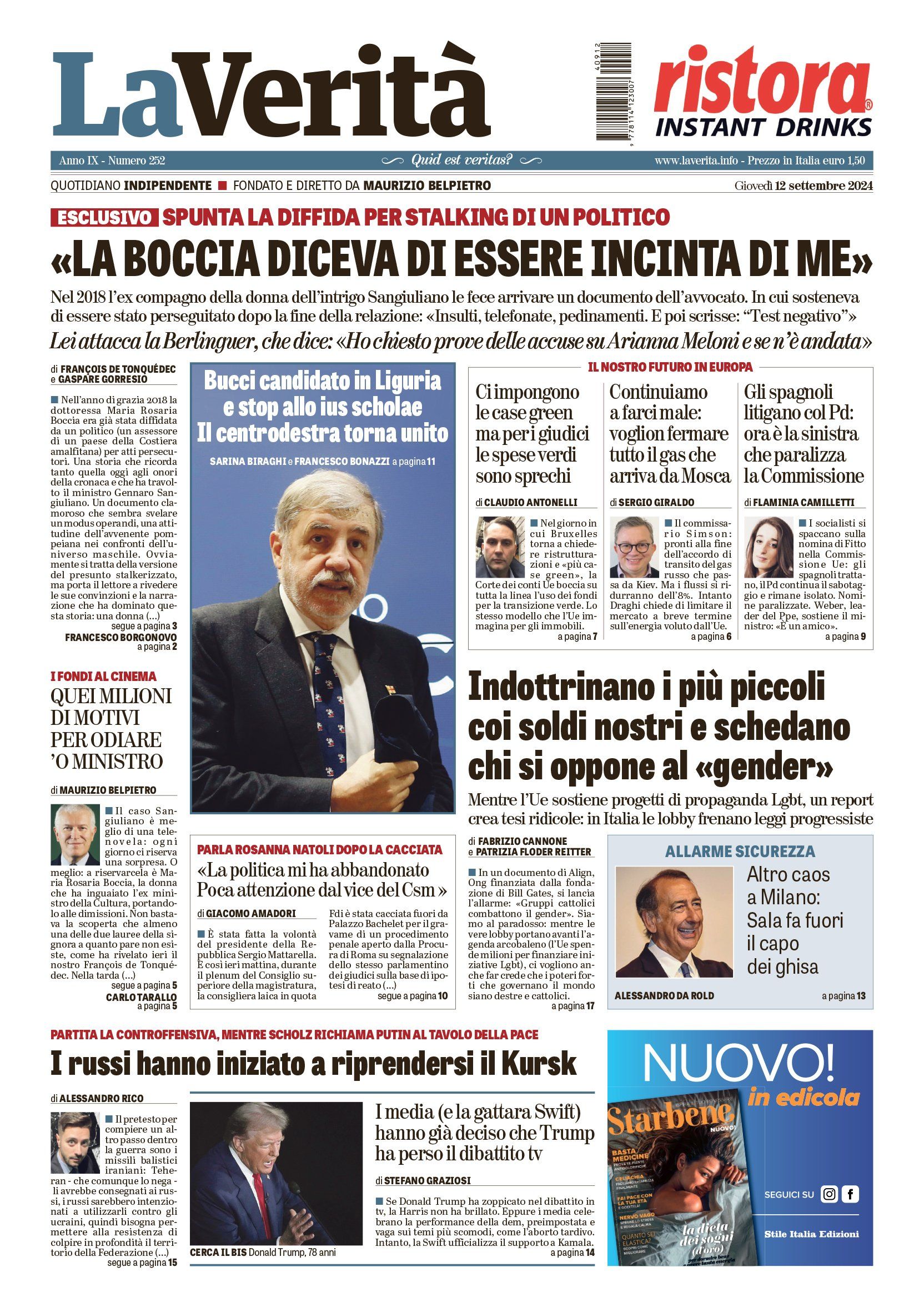Oggi in edicola