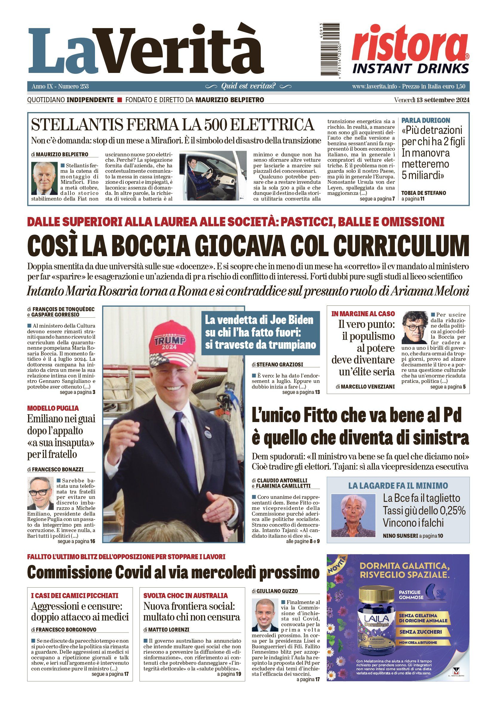 Oggi in edicola