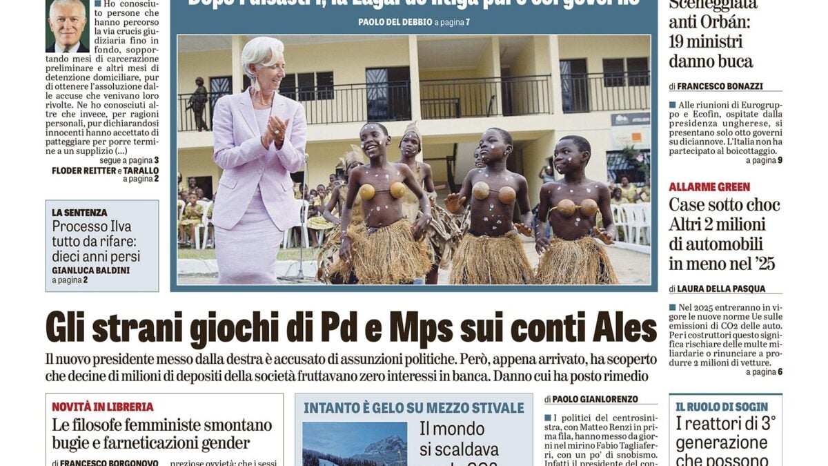 Oggi in edicola