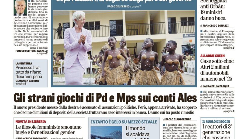 Oggi in edicola