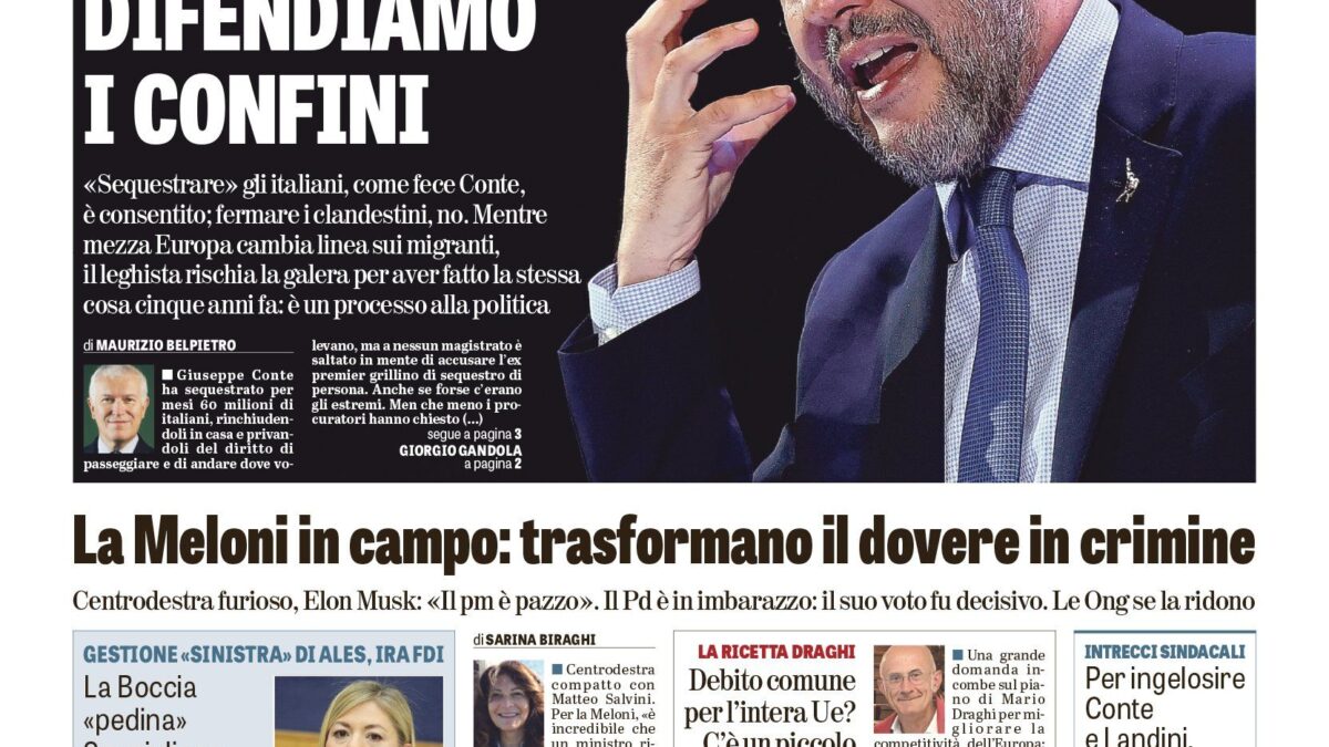 Oggi in edicola