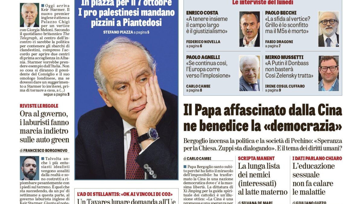Oggi in edicola