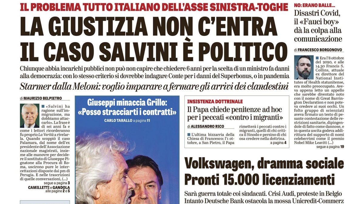 Oggi in edicola