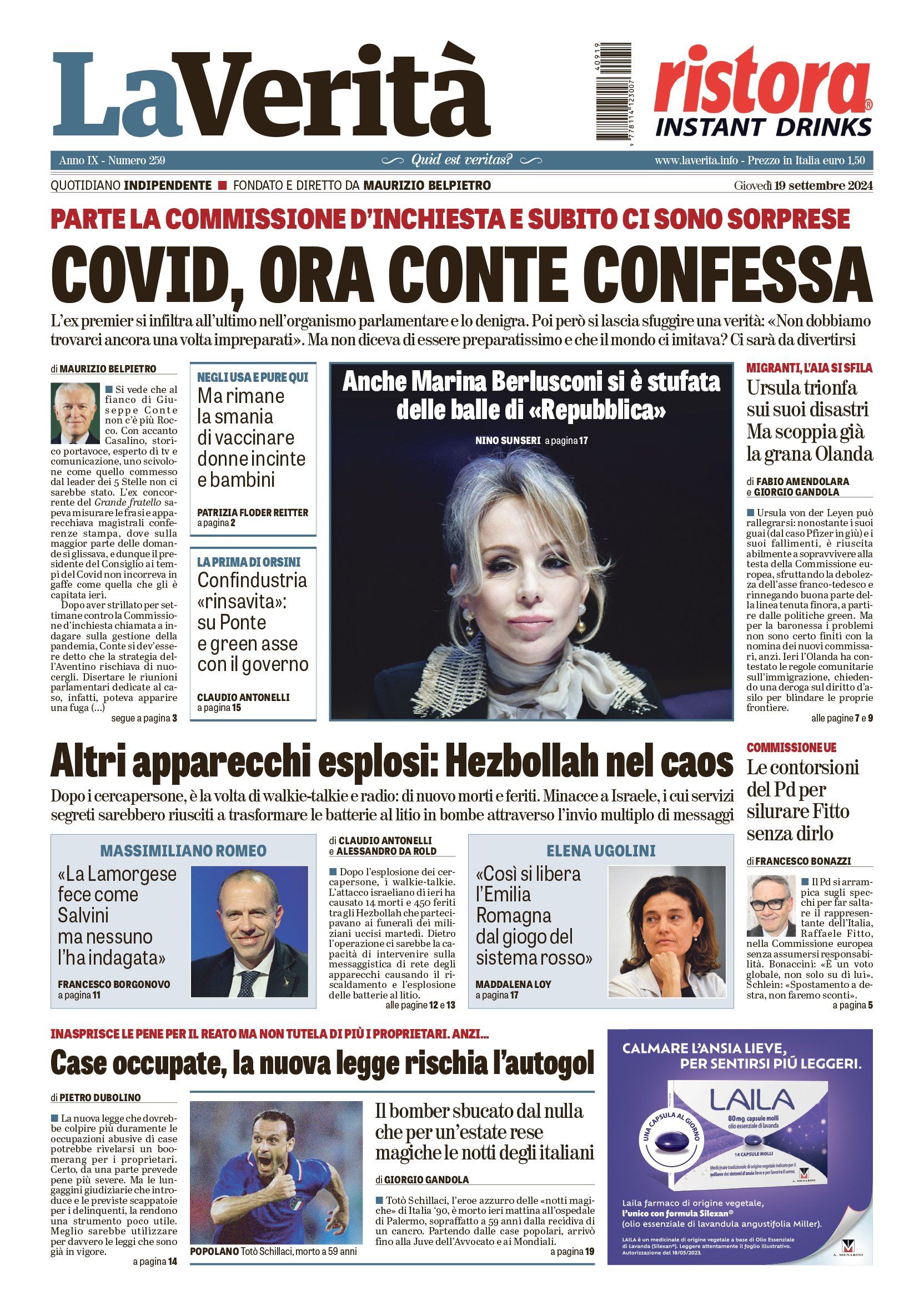 Oggi in edicola