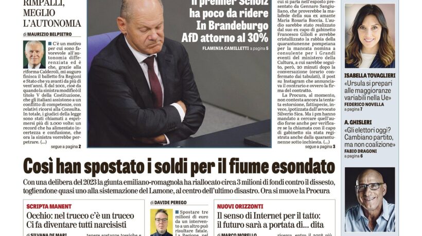Oggi in edicola