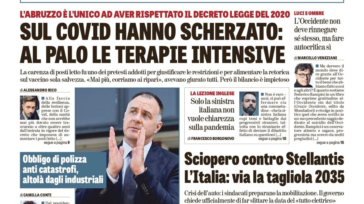 Oggi in edicola