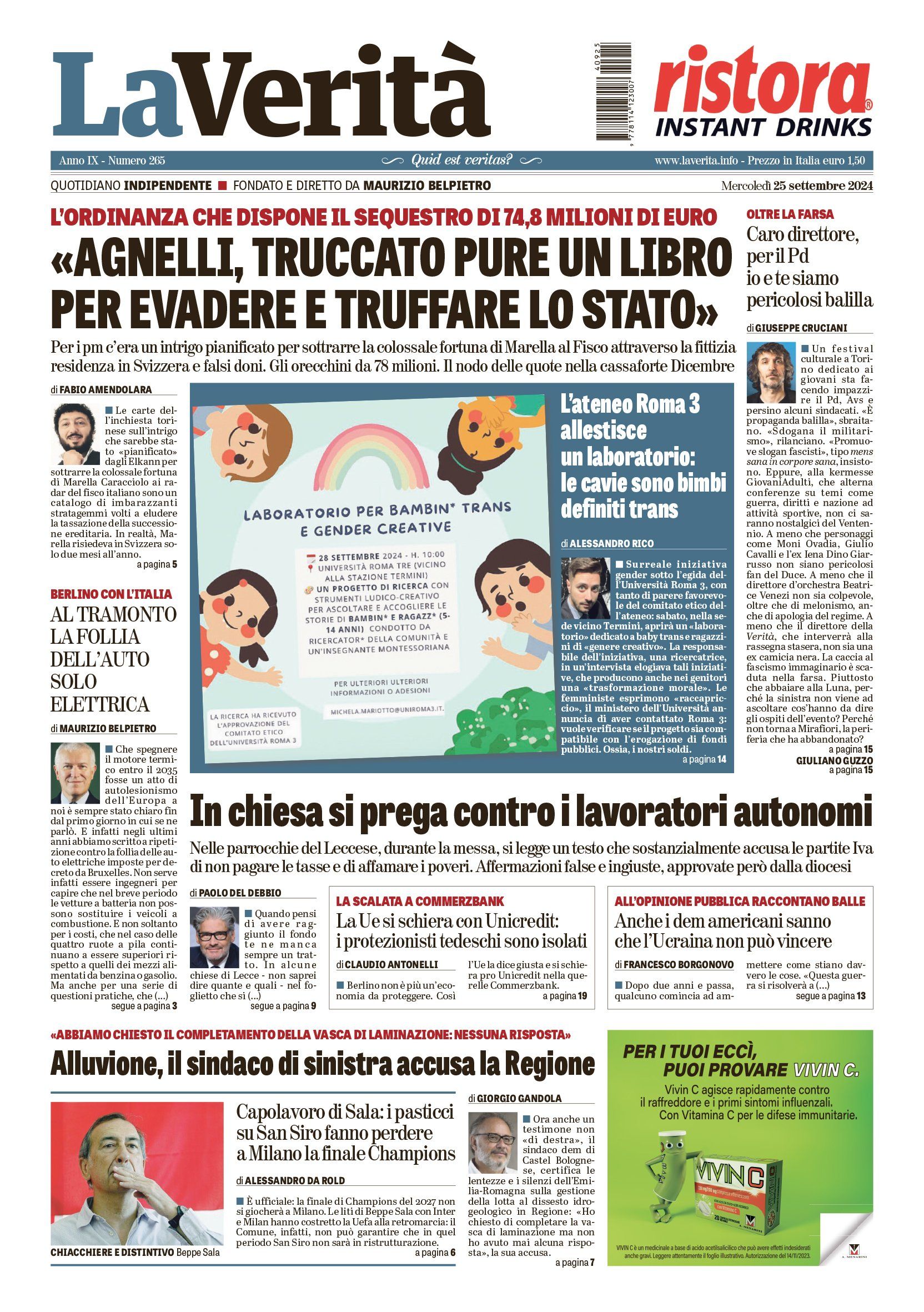 Oggi in edicola