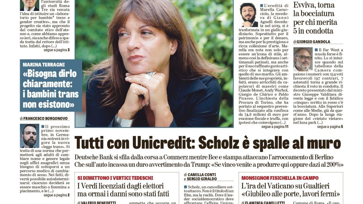 Oggi in edicola