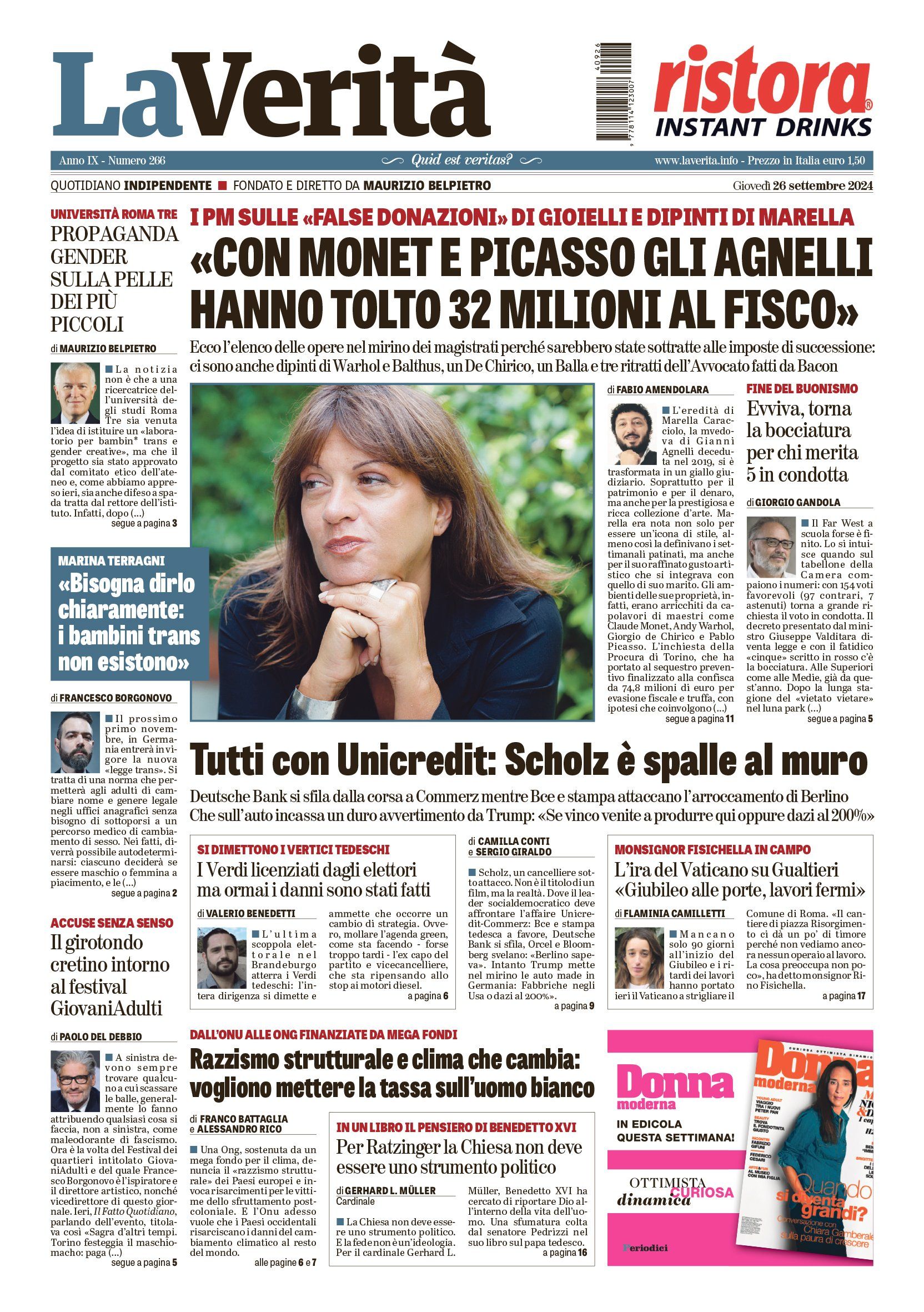 Oggi in edicola