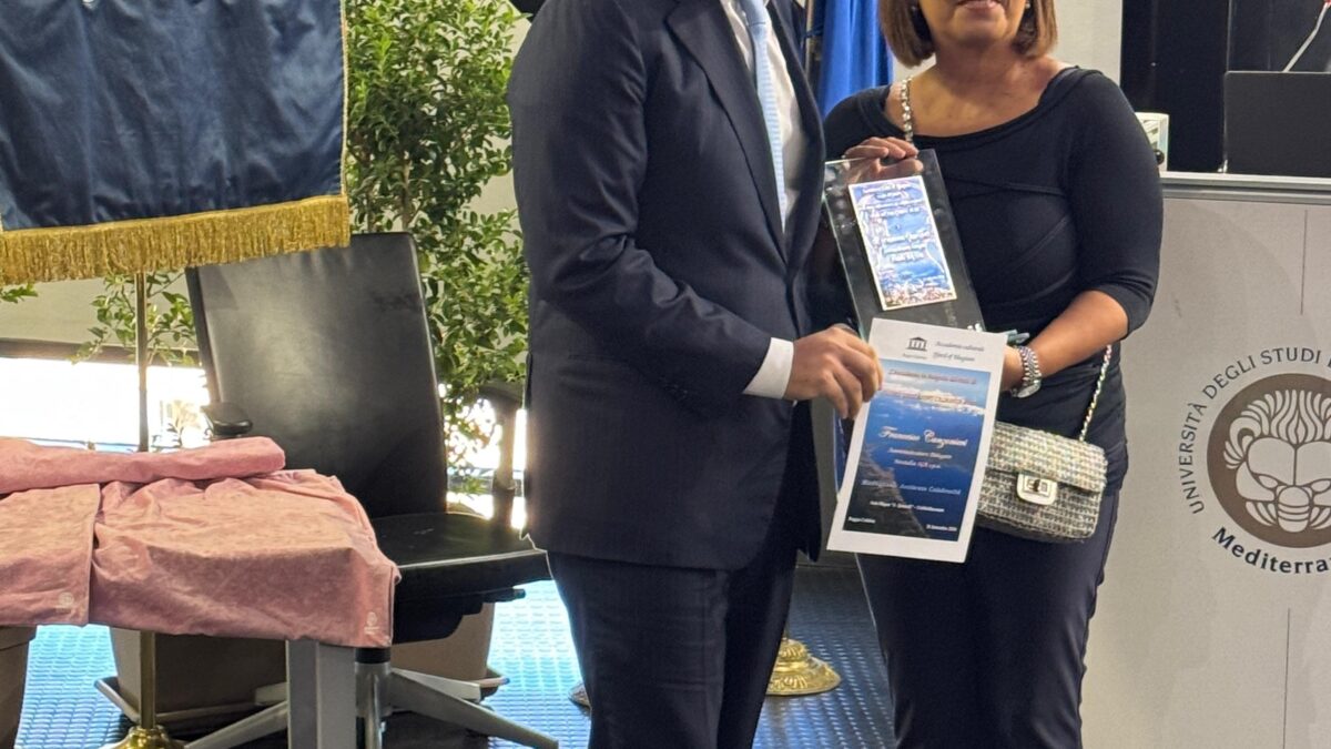 Il premio Fjord of Rhegium a Francesco Canzonieri