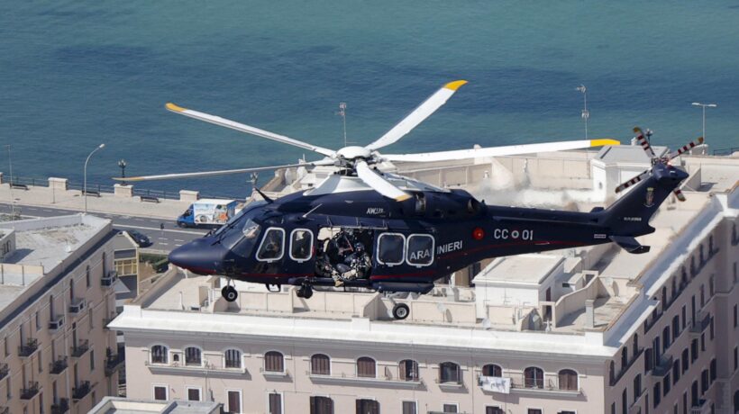In volo durante l'ultimo G7 (Ansa)