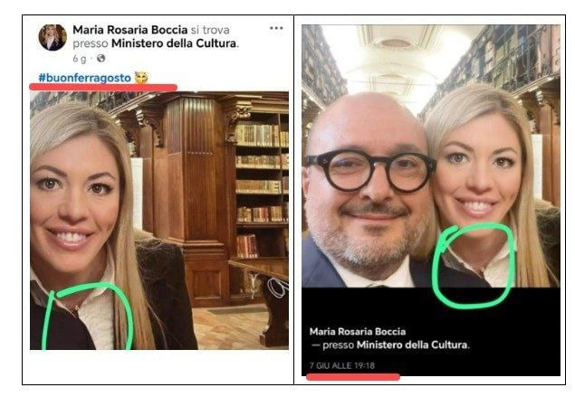 Il fotoritocco sui social per fingere di essere al Mic